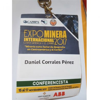 Conferencia de CORES en la Expominera Internacional Centroamérica y el Caribe 2017